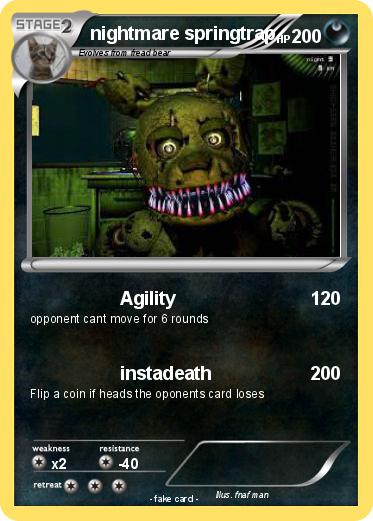 Pokemon nightmare springtrap