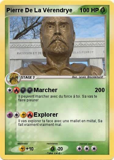 Pokemon Pierre De La Vérendrye