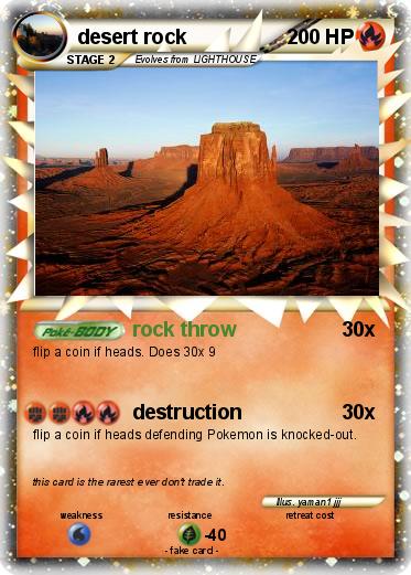 Pokemon desert rock