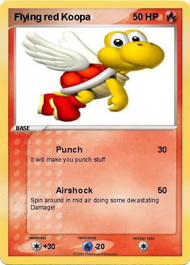 Pokemon Flying red Koopa