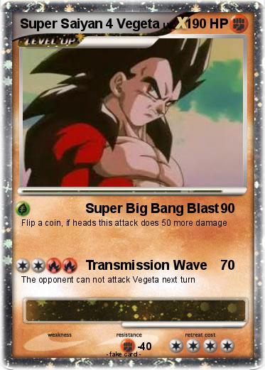 Pokemon Super Saiyan 4 Vegeta