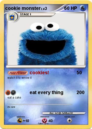 Pokemon cookie monster