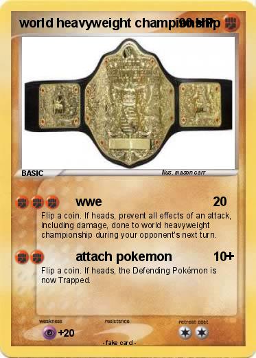 Pokemon world heavyweight championship