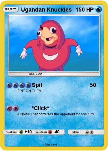 Pokemon Ugandan Knuckles