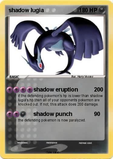 Pokemon shadow lugia