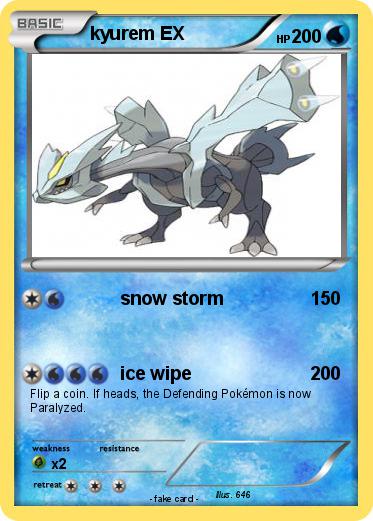 Pokemon kyurem EX