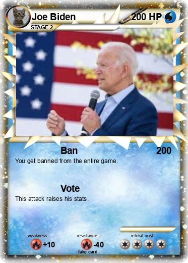 Pokemon Joe Biden