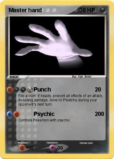 Pokemon Master hand