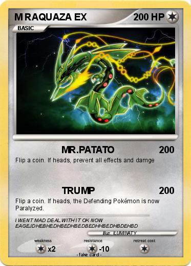 Pokemon M RAQUAZA EX