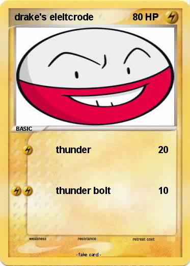 Pokemon drake's eleltcrode