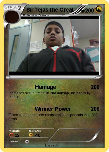 Pokemon Sir Tejas the Great