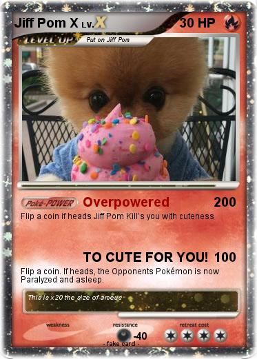 Pokemon Jiff Pom X