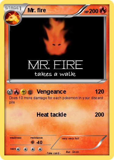 Pokemon Mr. fire