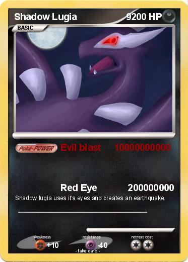 Pokemon Shadow Lugia                   9