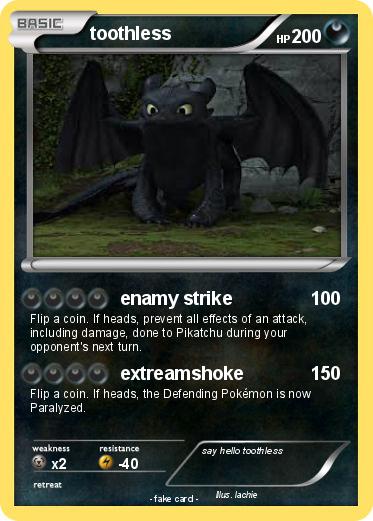 Pokemon toothless