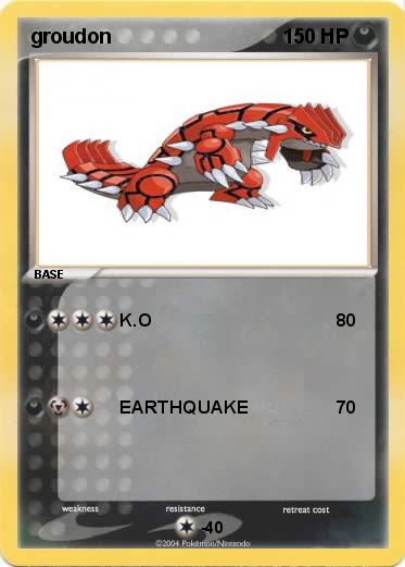 Pokemon groudon 