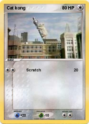 Pokemon Cat kong