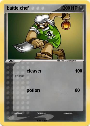 Pokemon battle chef