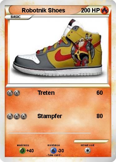 Pokemon Robotnik Shoes