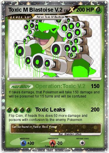 Pokemon Toxic M Blastoise V.2