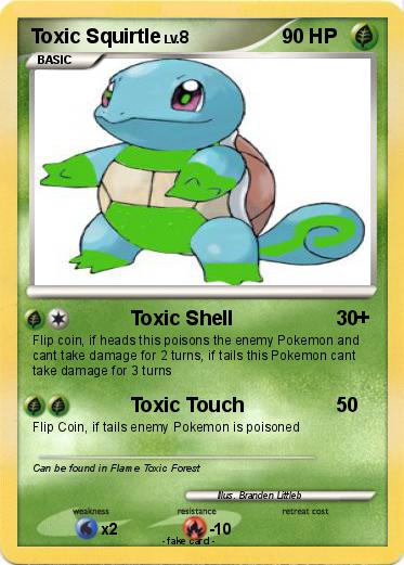 Pokemon Toxic Squirtle