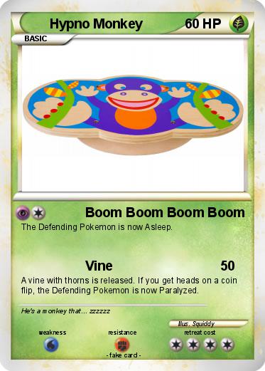 Pokemon Hypno Monkey