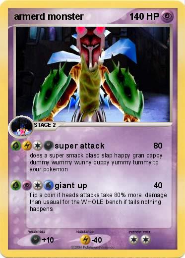 Pokemon armerd monster