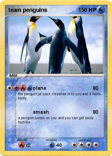 Pokemon team penguins