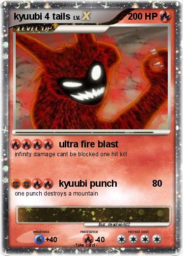 Pokemon kyuubi 4 tails