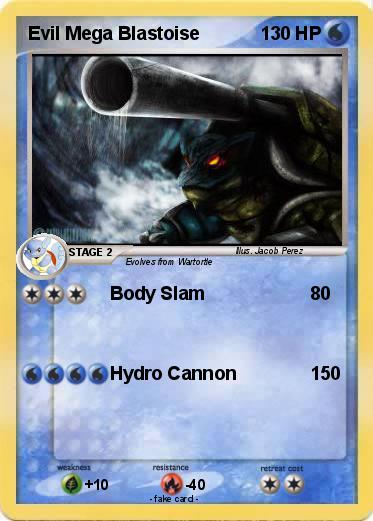 Pokemon Evil Mega Blastoise