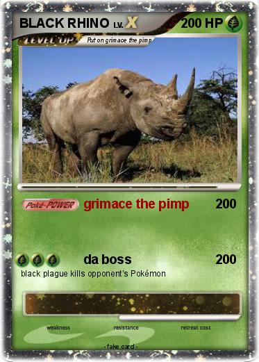 Pokemon BLACK RHINO