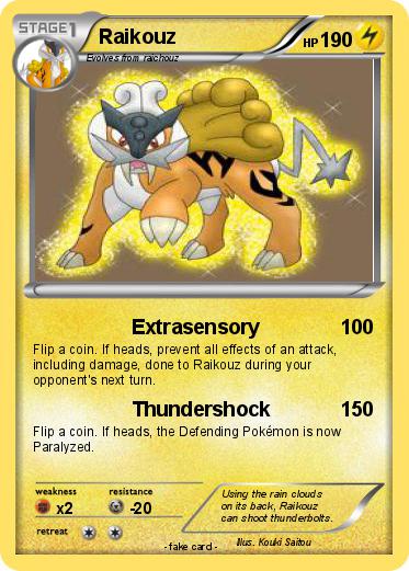 Pokemon Raikouz
