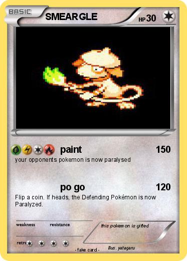 Pokemon SMEARGLE