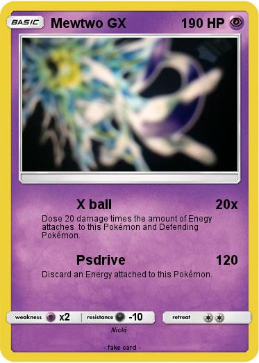 Pokemon Mewtwo GX