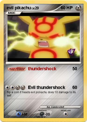 Pokemon evil pikachu