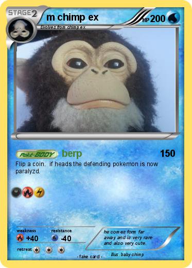 Pokemon m chimp ex
