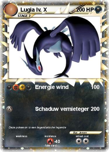 Pokemon Lugia lv. X
