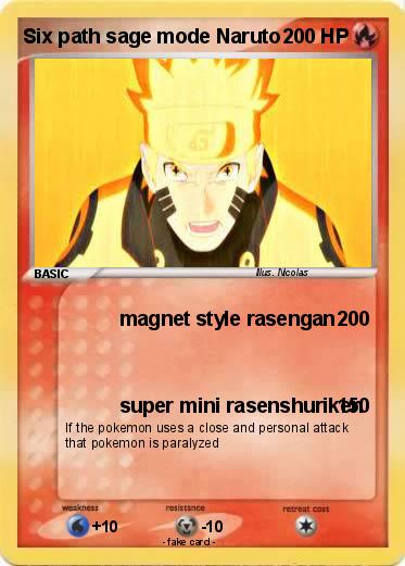 Pokemon Six path sage mode Naruto