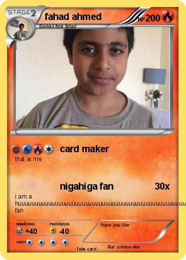 Pokemon fahad ahmed