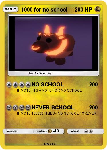 Pokemon 1000 for no school