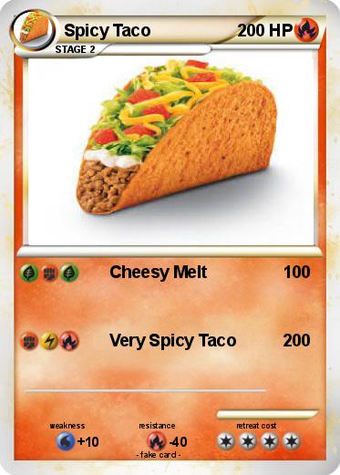 Pokemon Spicy Taco