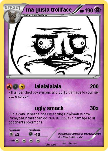 Pokemon ma gusta trollface