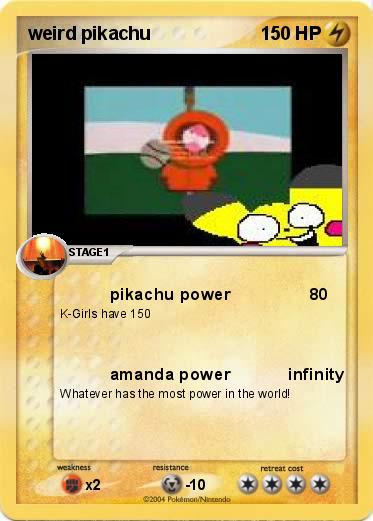 Pokemon weird pikachu