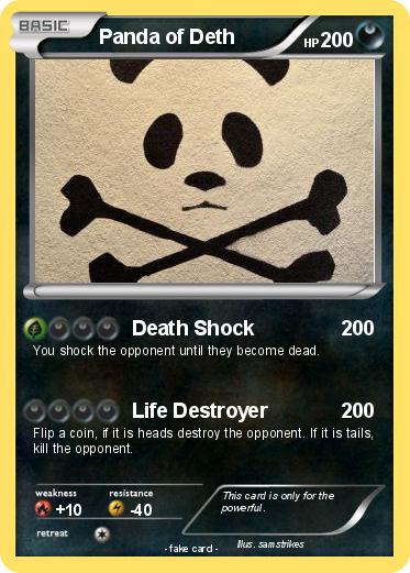 Pokemon Panda of Deth
