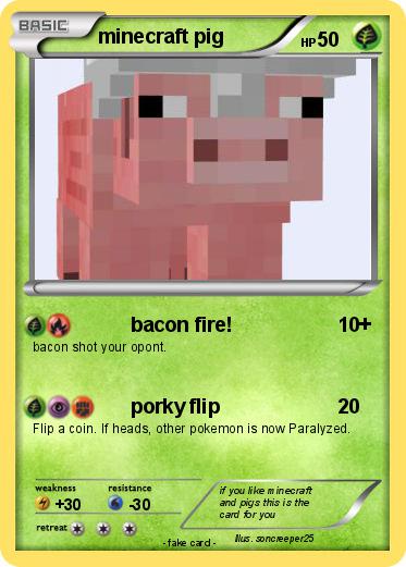 Pokemon minecraft pig