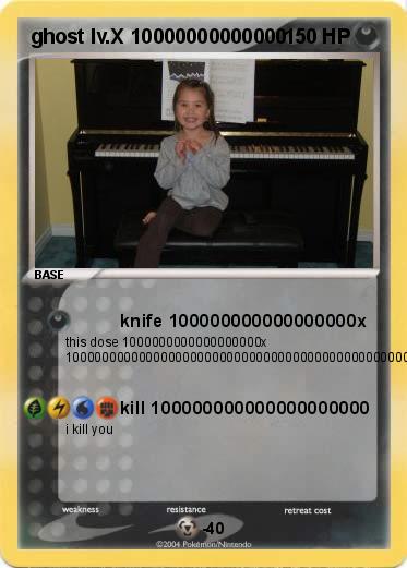 Pokemon ghost lv.X 10000000000000