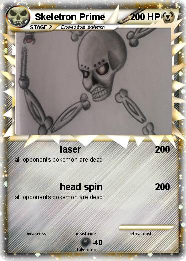 Pokemon Skeletron Prime