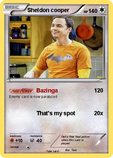 Pokemon Sheldon cooper