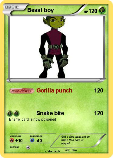 Pokemon Beast boy