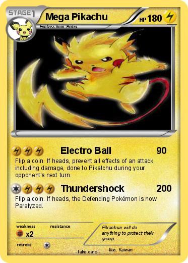 Pokemon Mega Pikachu